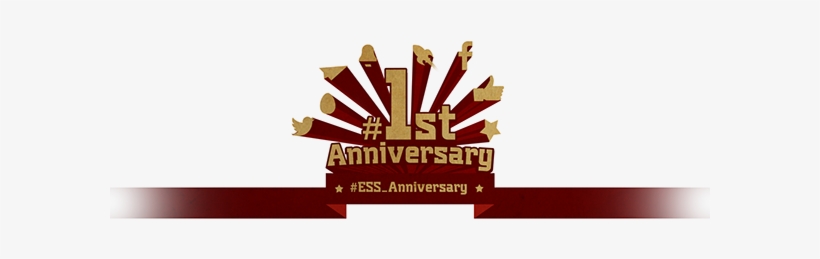 Mx 1st Anniversary On Behance - 1st Anniversary Logo Png, transparent png download