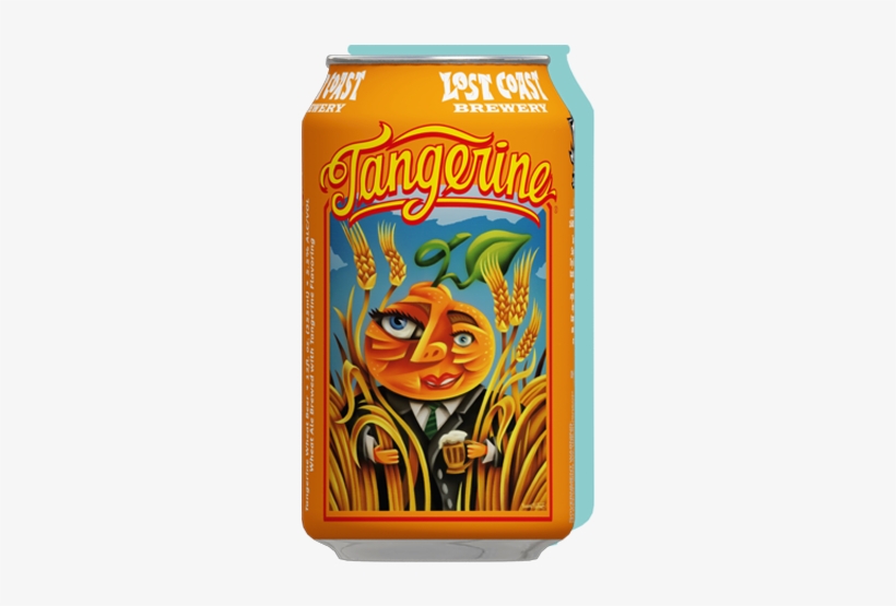 Great White Beer - Lost Coast Brewery Tangerine Wheat Beer - 12 Fl Oz, transparent png download