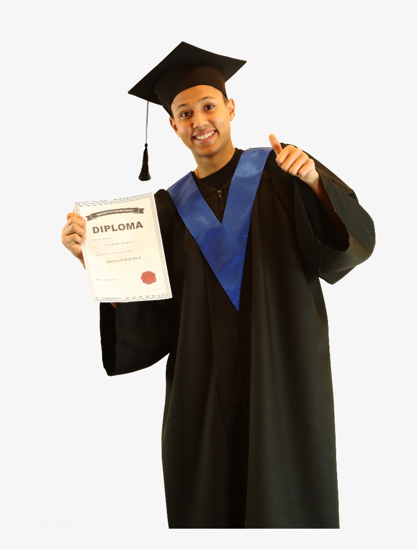 Gown And Student-tie - Academic Dress, transparent png download