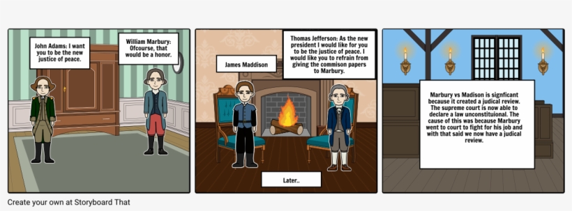 Marbury Vs Madison-leslie Del Aguila - Cartoon, transparent png download