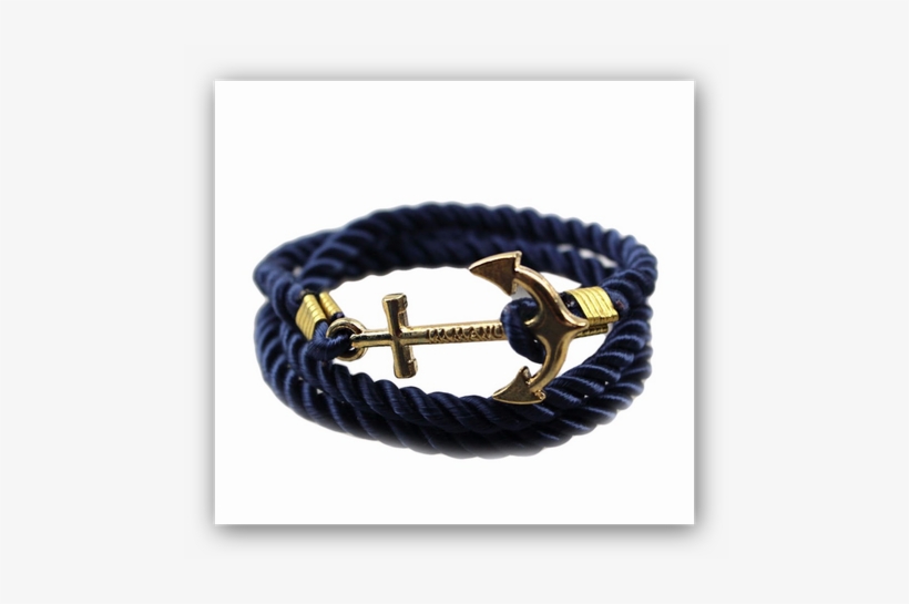 Ancla Azul Marino - Vintage Woven Multilayer Anchor Bracelets & Bangles, transparent png download
