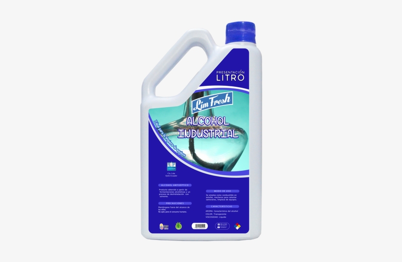 El Alcohol Industrial Al 97 % Lim Fresh Es Util Para - Plastic, transparent png download