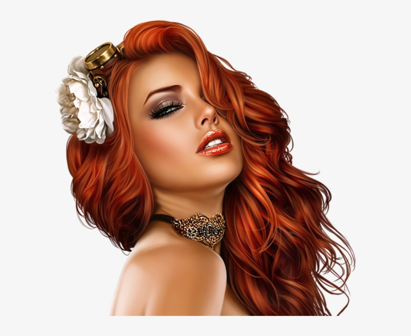 "femme Buste" Hot Woman Png - Cabello Mujer Png, transparent png download