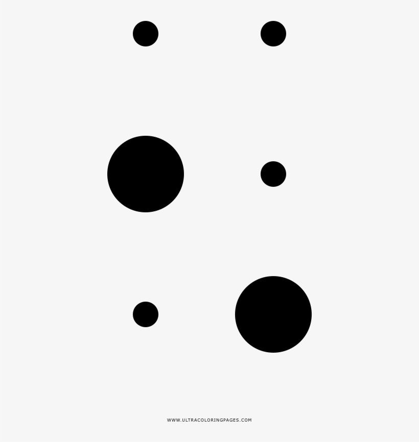 Dibujo De Signo De Interrogación Braille Para Colorear - Circle, transparent png download