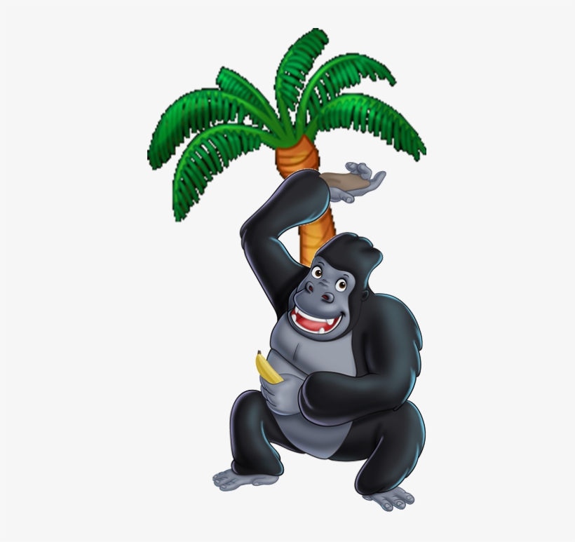 Vector Download Free Download Clip Art Carwad Net - Gorilla In A Tree Clipart, transparent png download