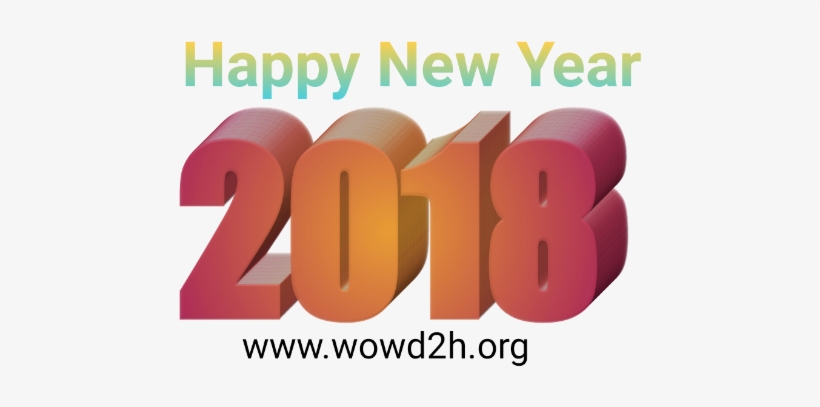 New Year 2018 Images - Graphic Design, transparent png download