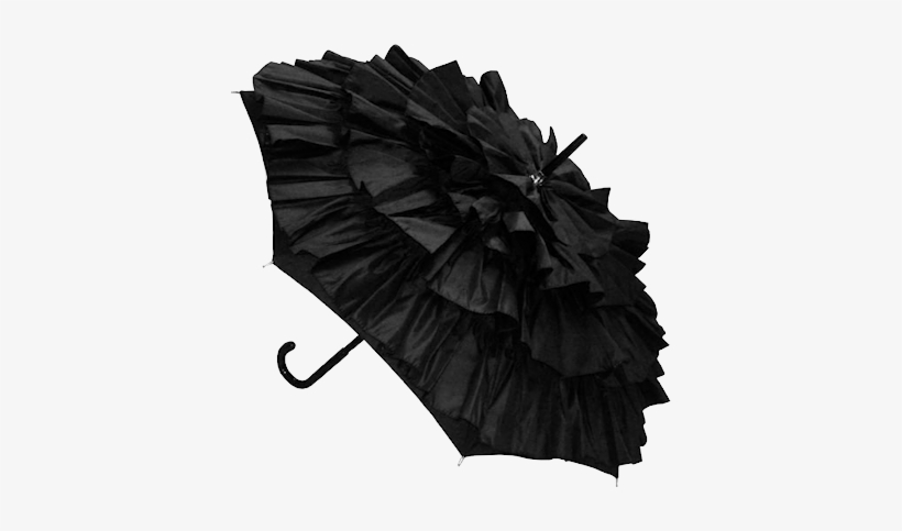 Share This Image - Design On Black Umbrella, transparent png download