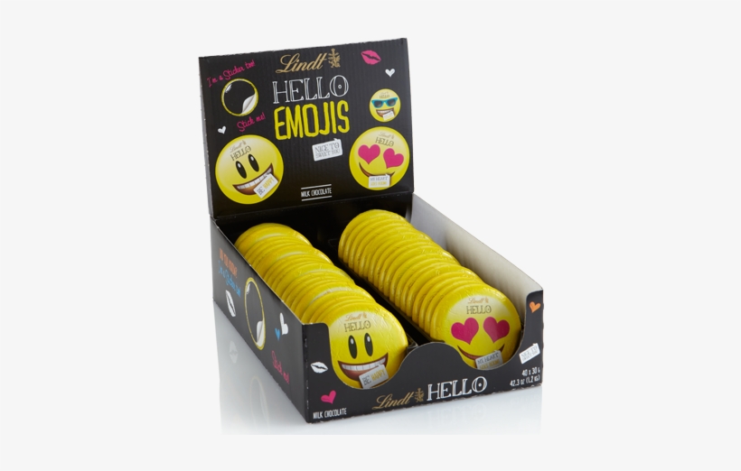 Image For Hello Emoji 40-pc Case From Lindtusa - Lindt Hello Emoji Chocolate, transparent png download
