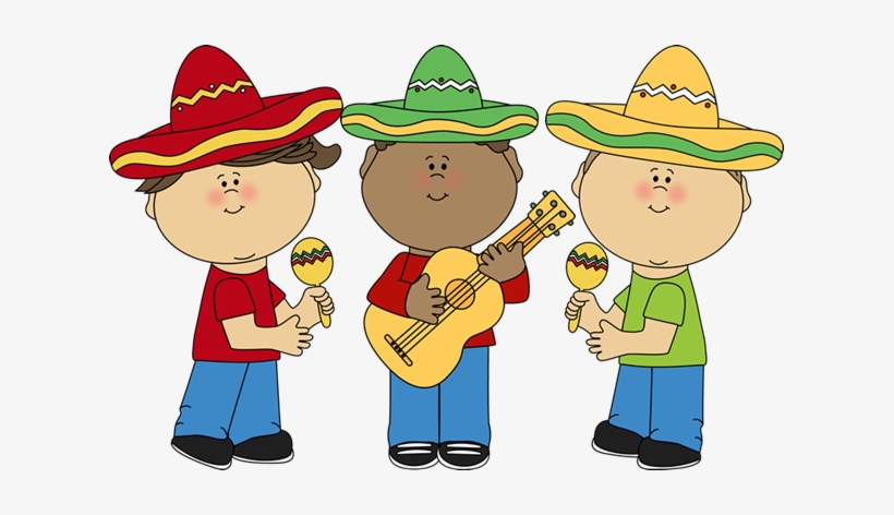 Mexican Clip Art Of Kids - Cinco De Mayo Kids Clipart, transparent png download