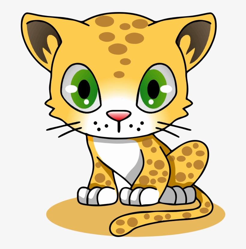 Medium Image - Cartoon Leopard, transparent png download