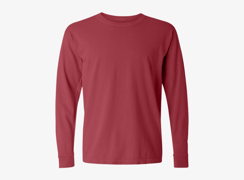 Free Artwork, Front Print, And Shipping In The Contiguous - Comfort Color Long Sleeve Tee, transparent png download