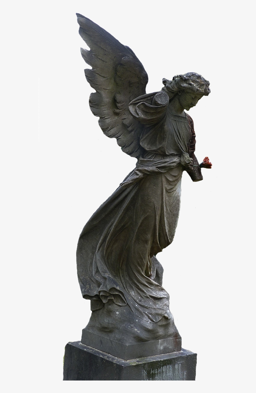 Clip Art Library Stone Png For - Angel Statue Png, transparent png download