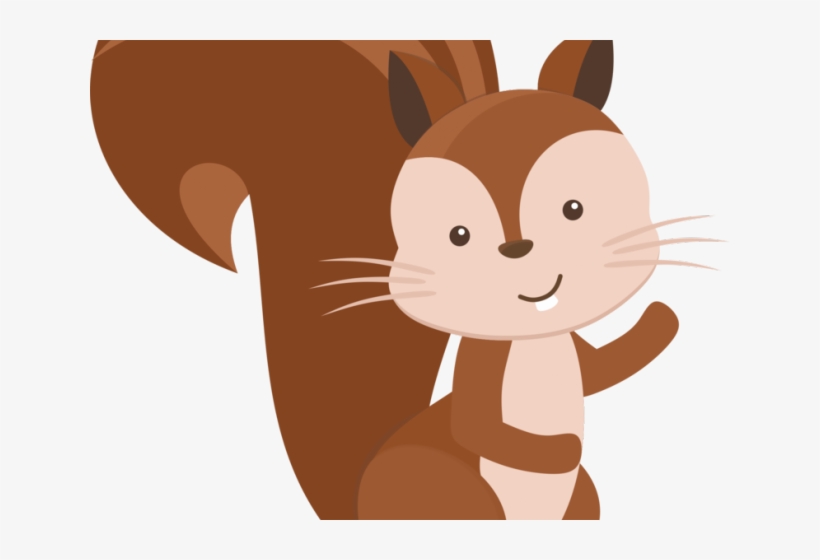 Gray Squirrel Clipart Woodland Creature - Woodland Animal Clipart Png, transparent png download