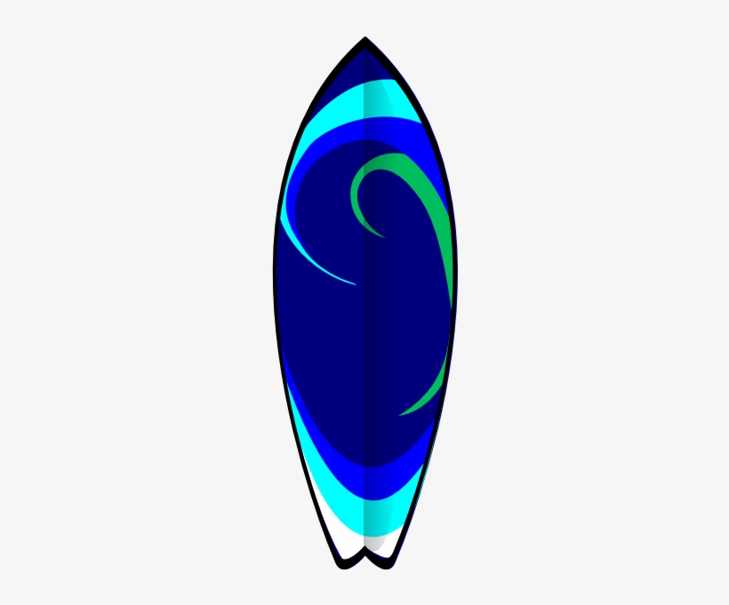 Small - Surfboard Clip Art Free, transparent png download