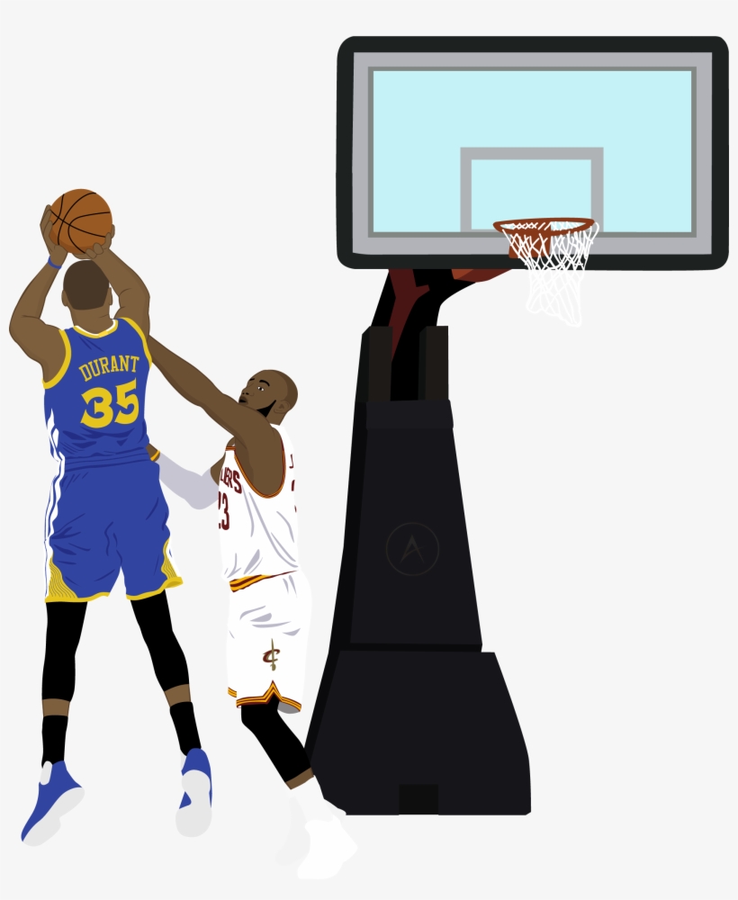 Kevin Durant Shooting Illustration - Kevin Durant Cartoon Shooting  Transparent PNG - 1872x2193 - Free Download on NicePNG, image size:820x1000