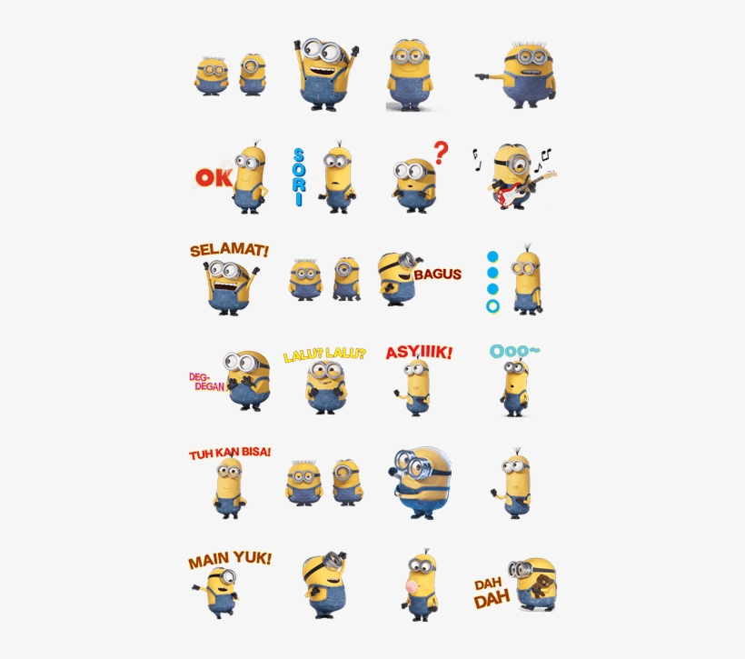 Minions Before They Meet Gru Ver - 小 小兵 Line 貼圖, transparent png download