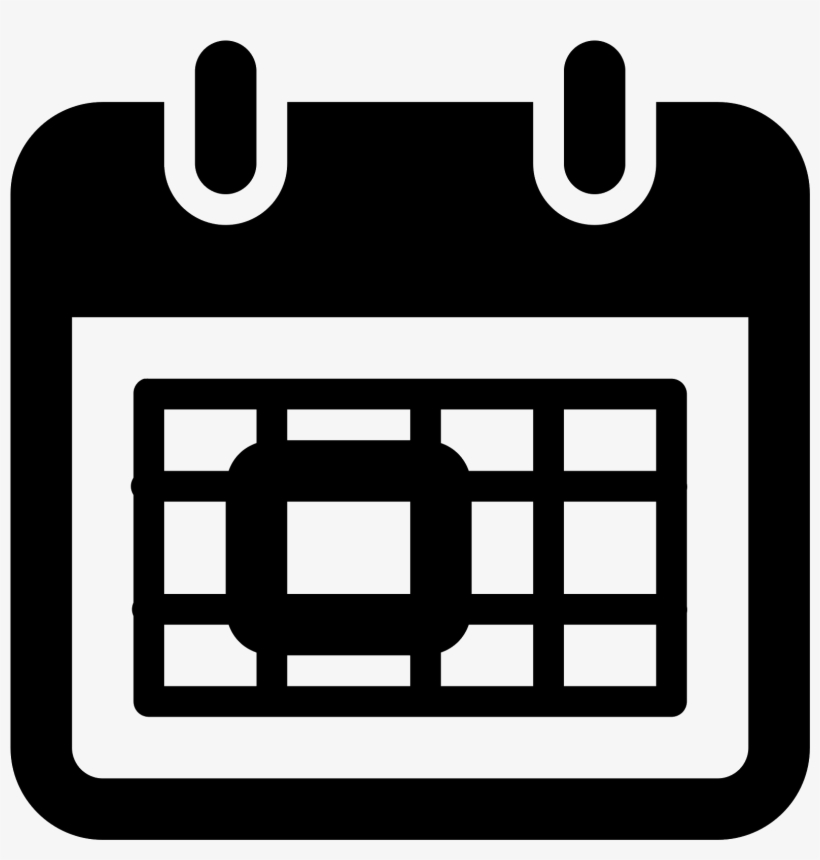 Svg Black And White Planner Cones Download Gratuito - Red Calendar Icon Png, transparent png download