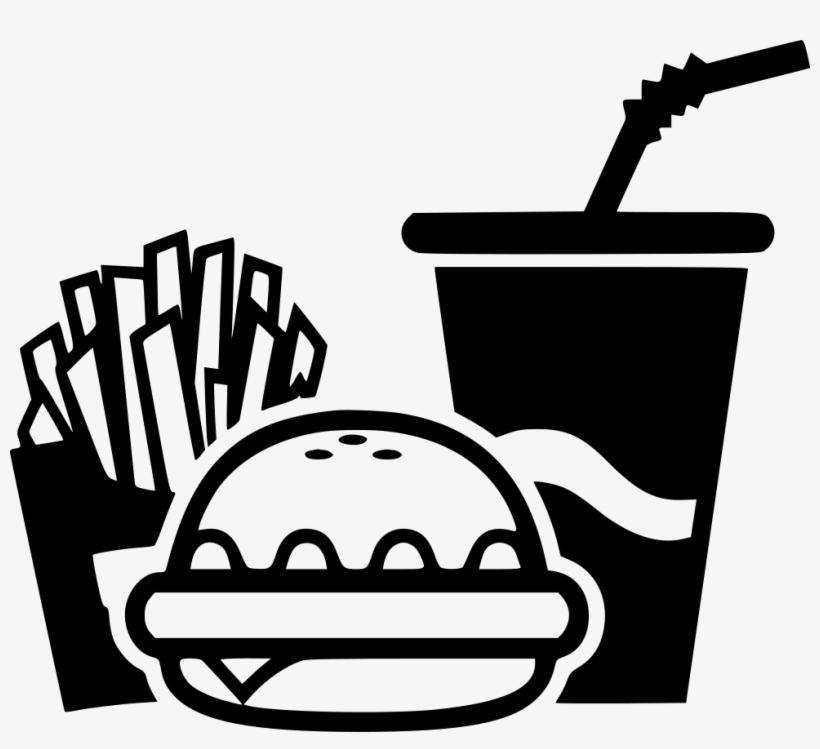 Hamburger Burguer French Fries Paper Cup Comments - Hamburger And Fries Icon Png, transparent png download