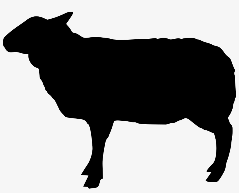 Png File - Cow Silhouette Png, transparent png download