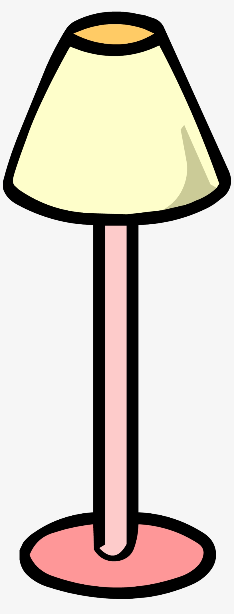 Pink Lamp - Png - Lamparas Club Penguin, transparent png download