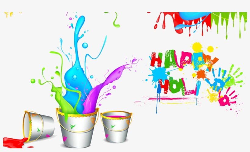 Happy Holi Png, transparent png download