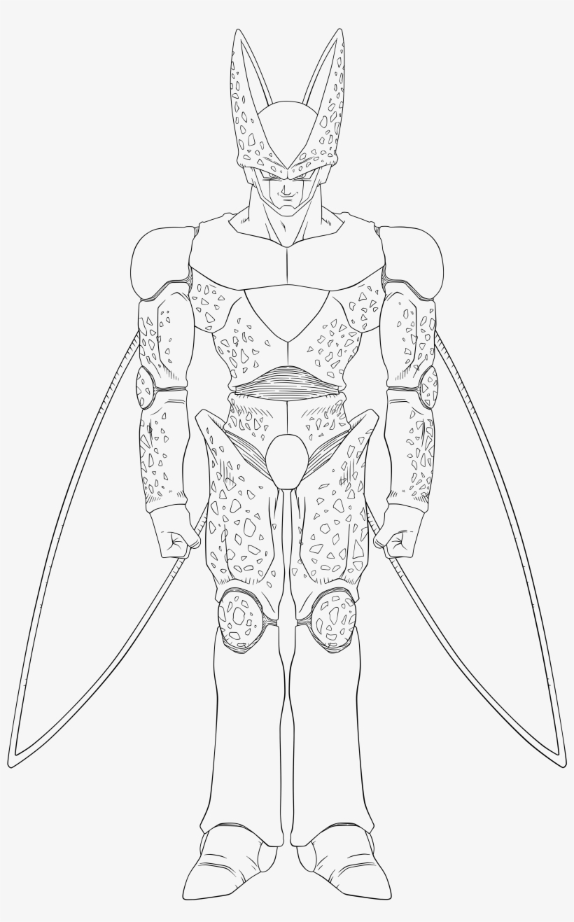 Image Freeuse Lineart Cell By Vicdbz On Deviantart - Sketch, transparent png download