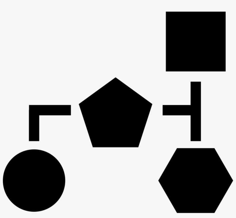 Block Scheme Of Basic Black Geometric Shapes Comments - Formas Geométricas Pretas, transparent png download