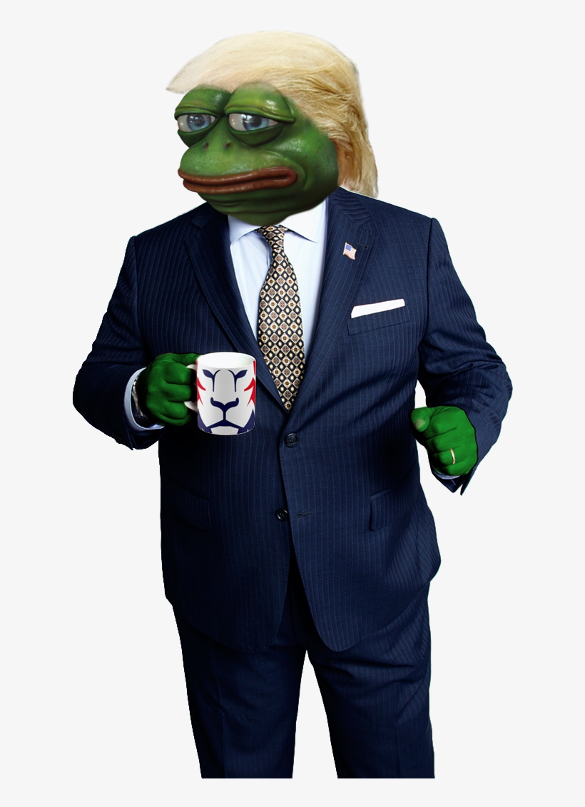 Semi-rare, Transparent Bg Presidential Pepe - Business Pepe, transparent png download
