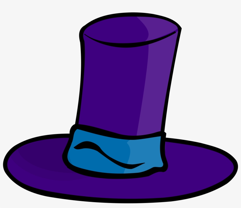 Original Png Clip Art File Purple Top Hat Svg Images, transparent png download