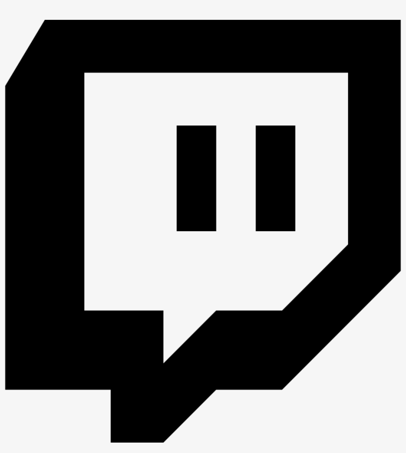 Png File - Black Twitch Icon Transparent Transparent PNG - 920x980