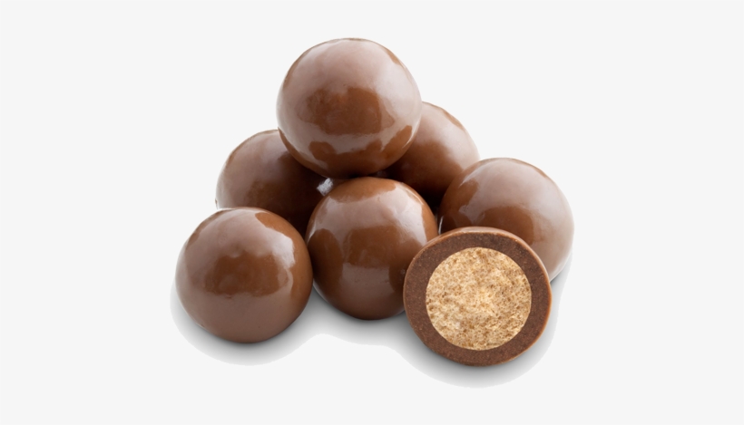 Reduced Sugar Milk Chocolate Malt Balls - Chocolate, transparent png download