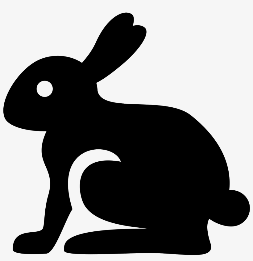 Easter Rabbit Icon - Rabbit Icon Jpg, transparent png download