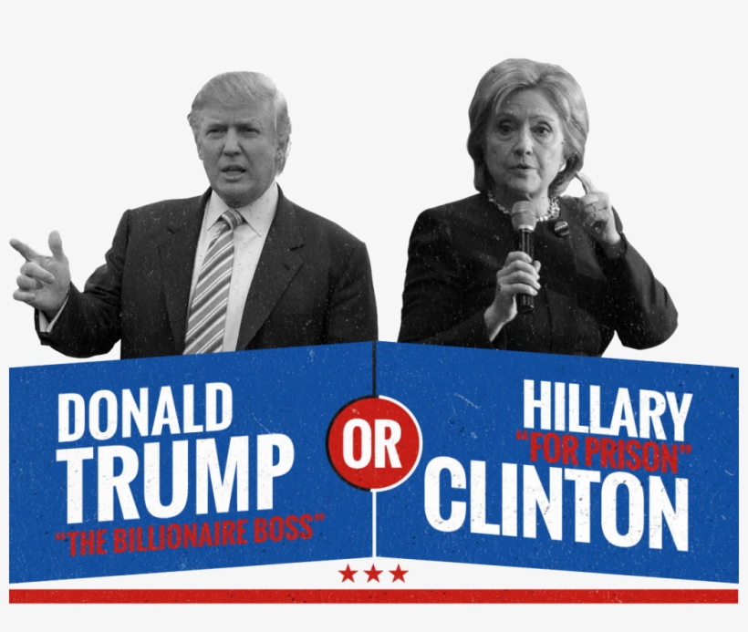 'in The Race For The White House, Which Candidate Should - Trump Vs Hillary Transparent, transparent png download
