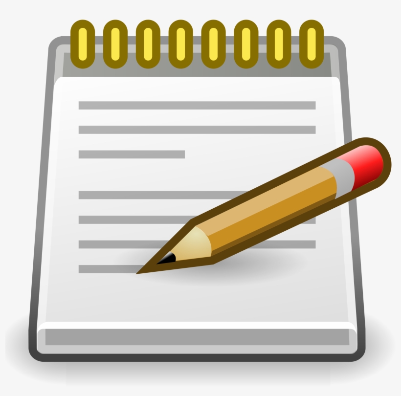 Notepad And Pen Clipart - Petition Clip Art, transparent png download