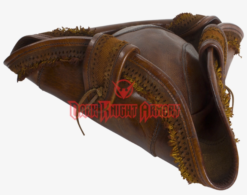 Leather Pirate Hat - Leather Tricorn Hat, transparent png download
