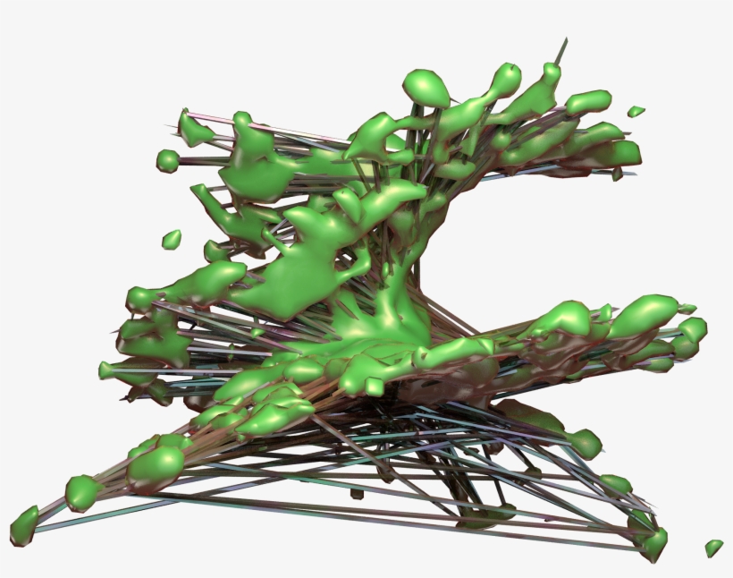 Experimenting With Paricles And Textures On Cinema - 4d Render Abstract, transparent png download