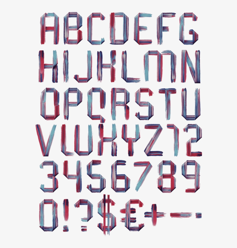 Colorful Artistic Font - Colorfulness, transparent png download