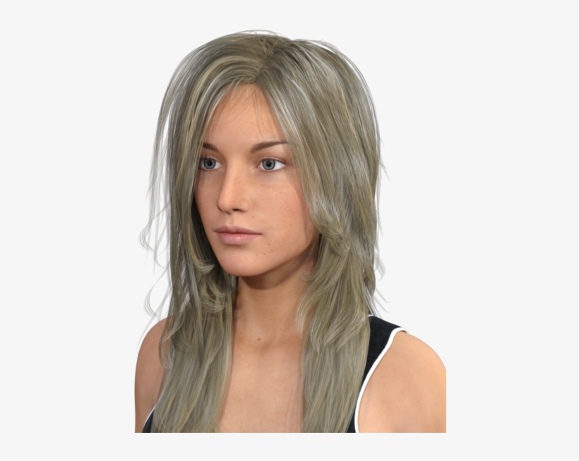 Blond Hair - Blond, transparent png download
