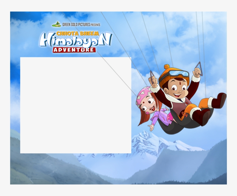Choose Any Himalayan Adventure Frame - Chota Bheem Photo Frame, transparent png download