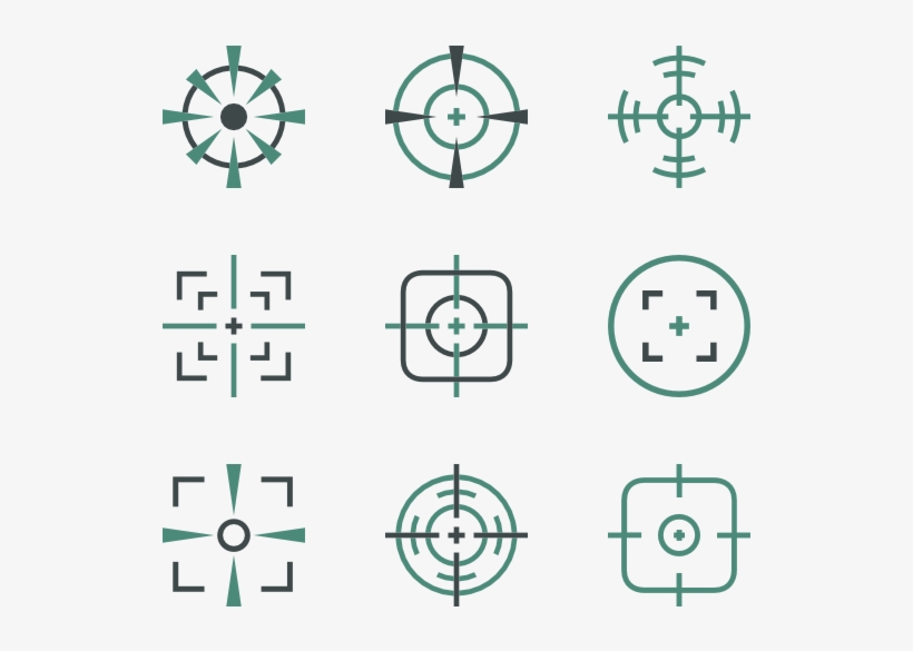 Crosshair - Icon, transparent png download
