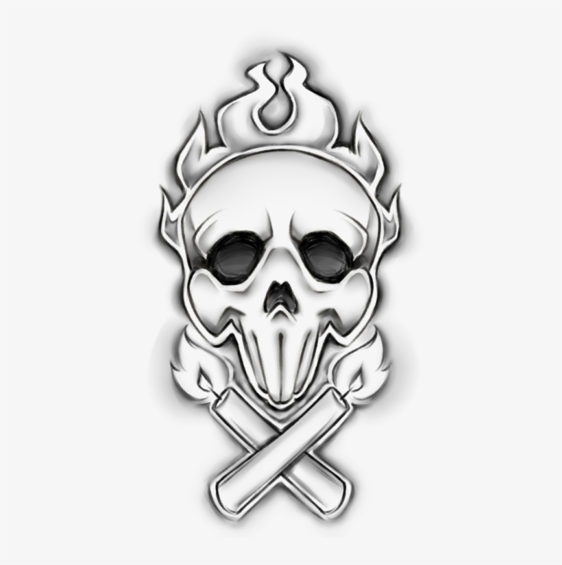 Got Really Mad That I Couldnt Find A Good Ref Of Junkrats - Junkrat Total Mayhem Skull, transparent png download