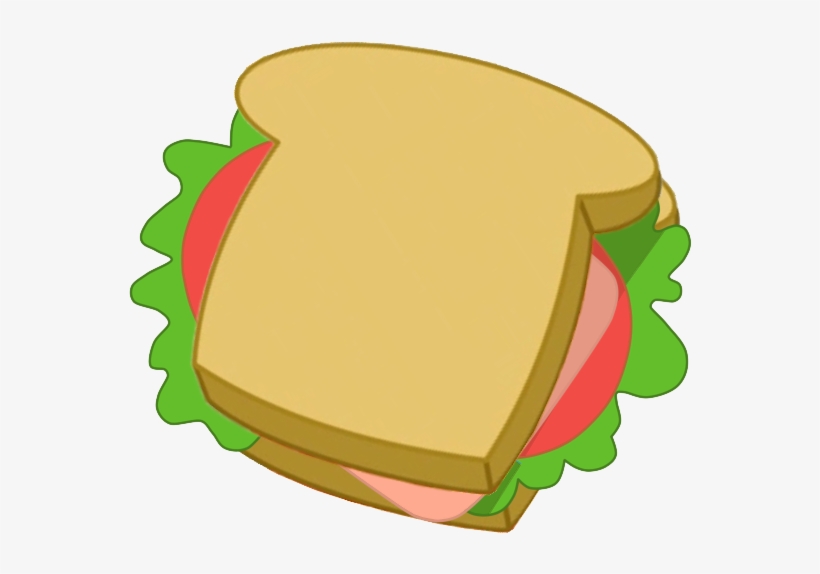 Complete Hamlogna Sandwich - Cartoon Sandwich Png, transparent png download