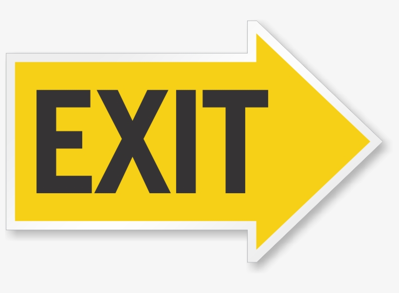 Zoom, Price, Buy - Exit Sign Transparent, transparent png download