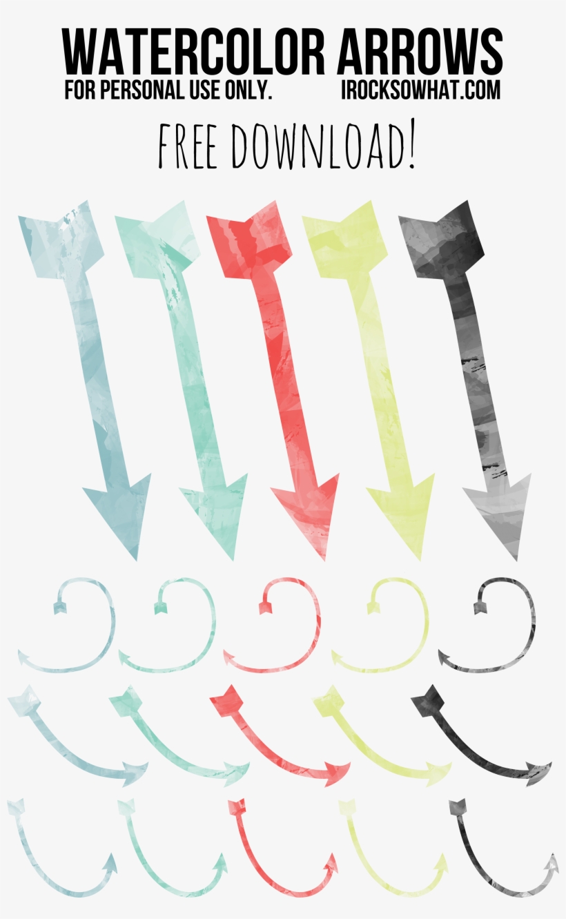 C O Png Ideas Tatuajes Pinterest - Free Watercolour Arrows, transparent png download