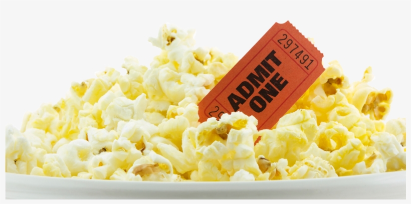 High-quality Popcorn Cliparts - Admit One Ticket, transparent png download