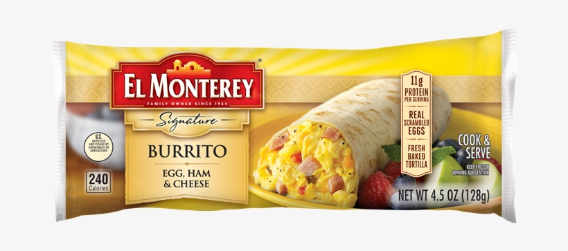 Click To Zoom - El Monterey Signature Burrito, Egg, Sausage, Cheese, transparent png download