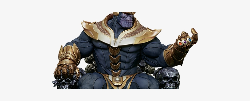 Marvel - Thanos On Throne Maquette, transparent png download
