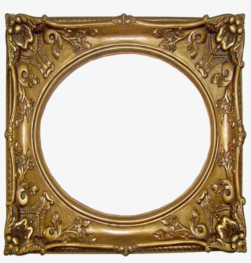 Doodlecraft Vintage Gold Gilded Frames Free Printables - Portrait Mode Crooked, transparent png download