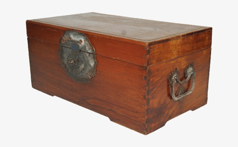 Document Box With Circular Brass Lock Plate - Box, transparent png download