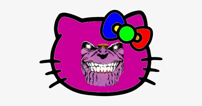 Hello Thanos - Zombie Hello Kitty, transparent png download